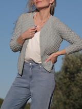 Glow Cardigan Dusty Blue