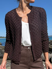 Glow Cardigan Espresso