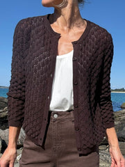 Glow Cardigan Espresso