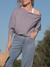 Wave sweater Dusty Blue