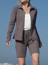 Easy Shape jacket Coffee