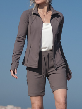 Easy Shape jacket Coffee