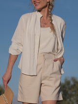 Lule Linen blouse Off white