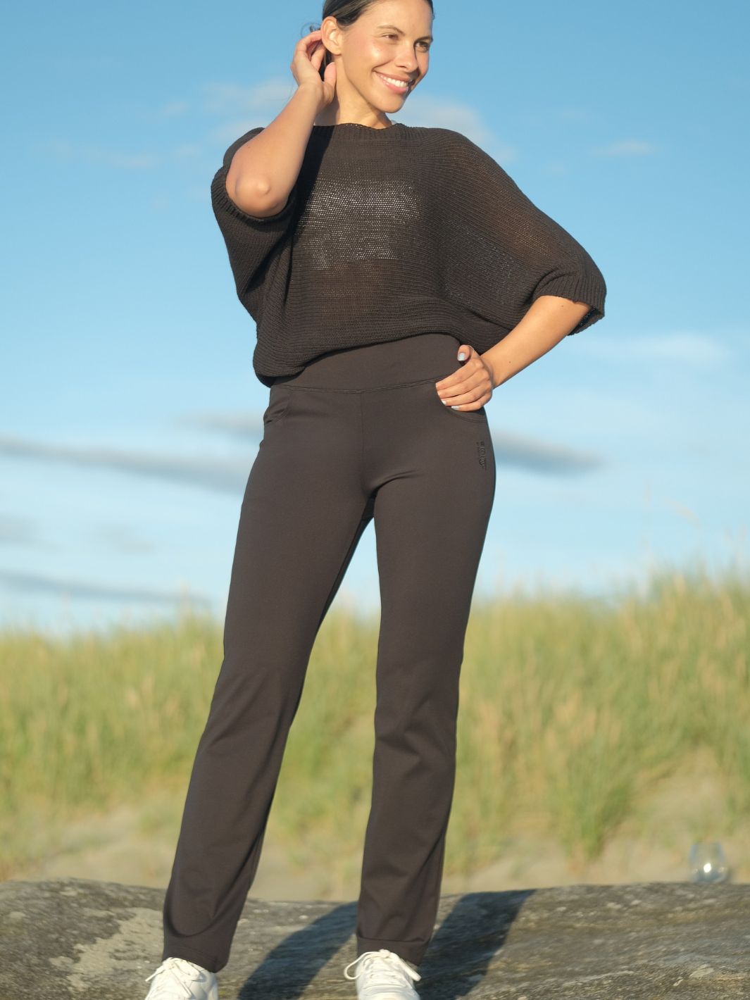 Lule Straight Pocket Pant Black