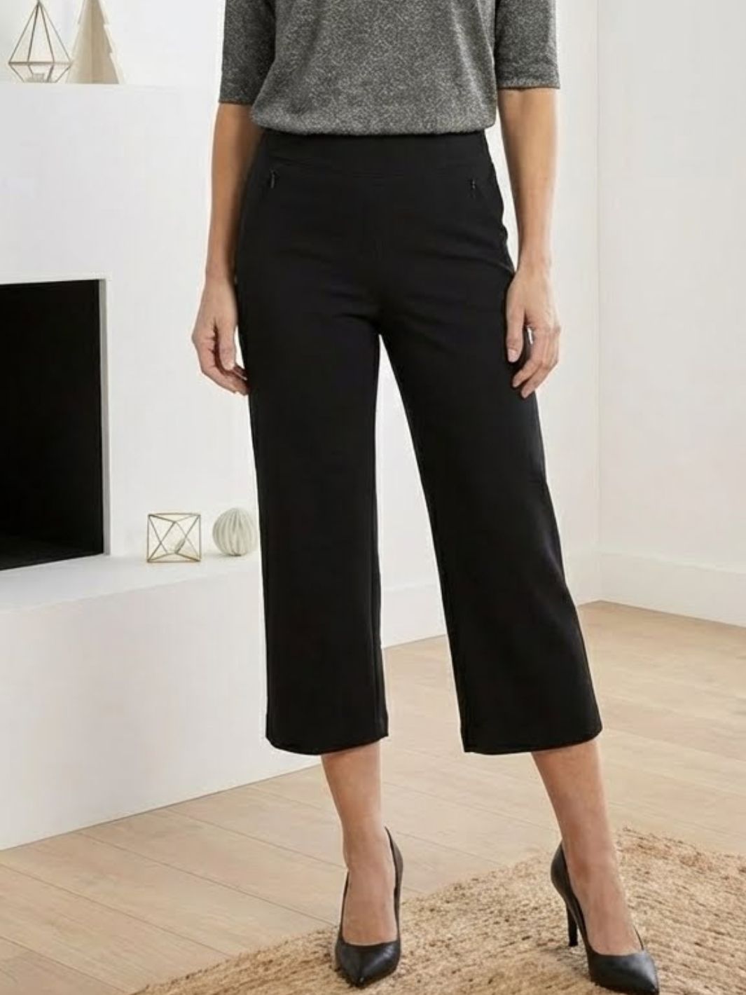 Classic 7/8 pant Black