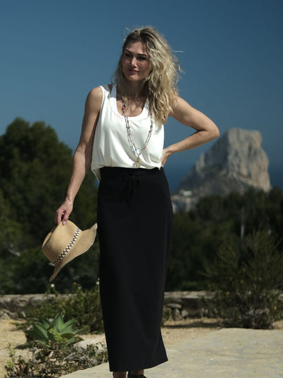 Easy MAXI skirt Black