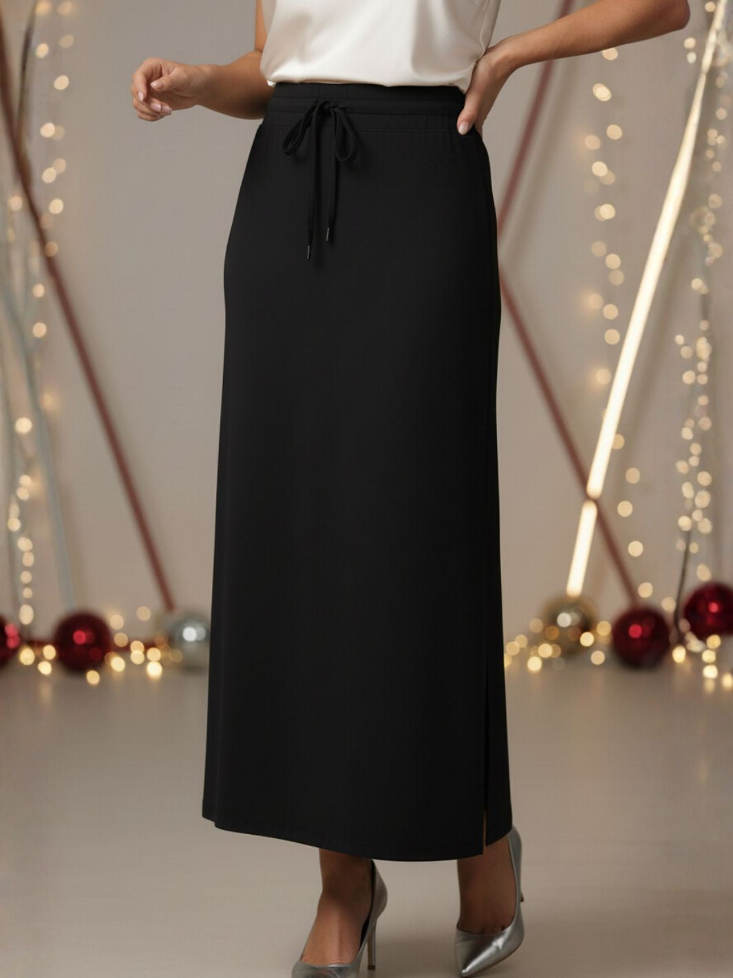 Easy MAXI skirt Black