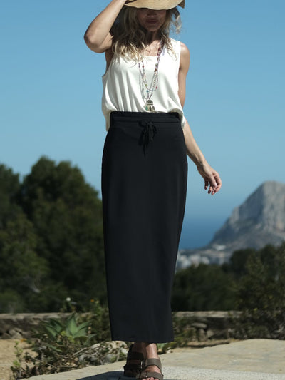 Easy MAXI skirt Black