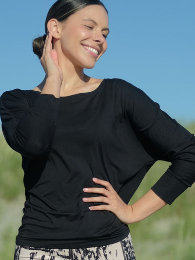 Energy 3/4 sweater Black