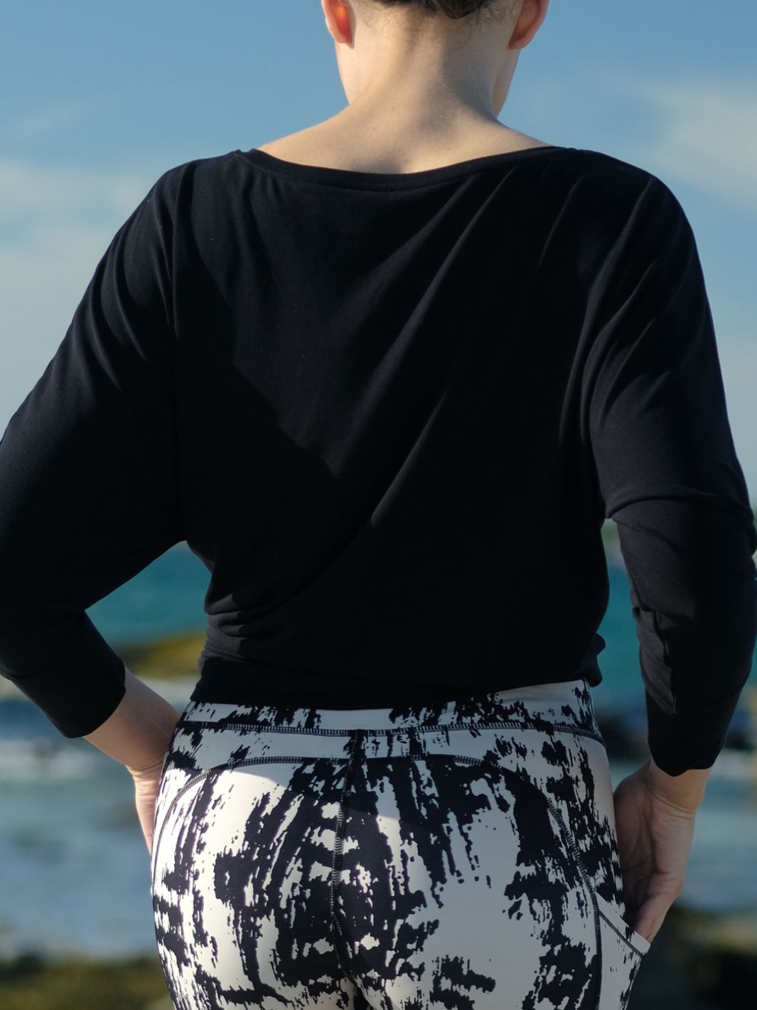 Energy 3/4 sweater Black
