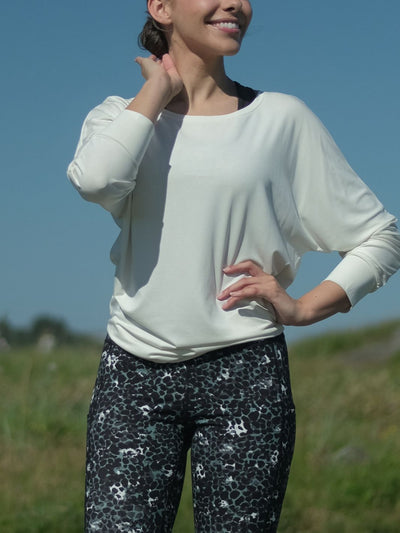 Energy 3/4 sweater Off White