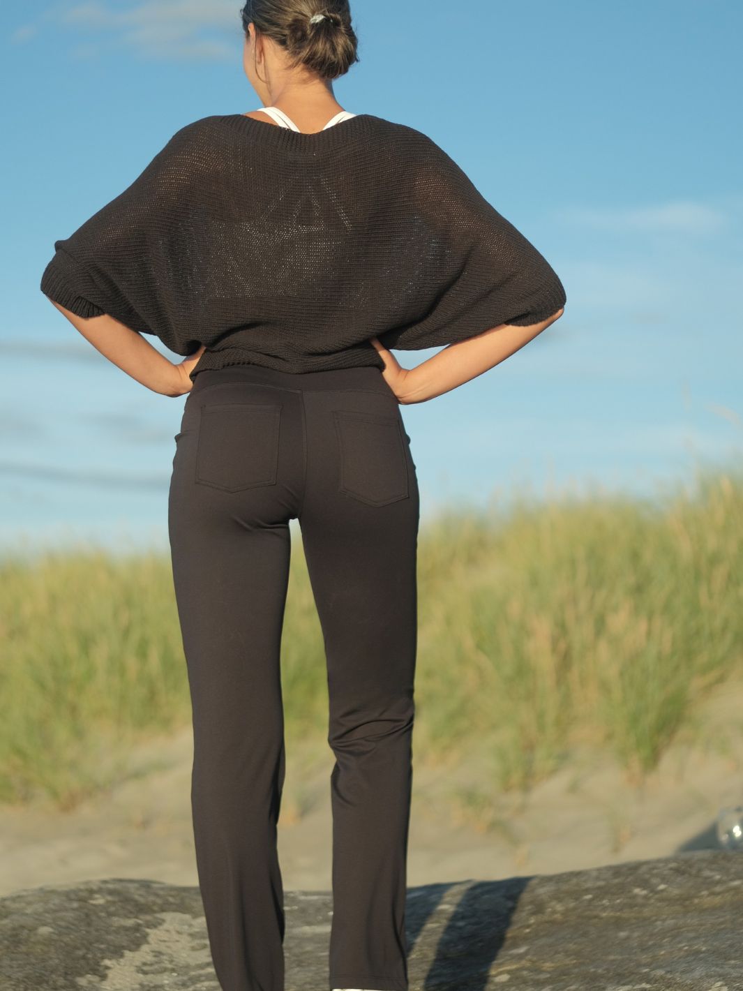 Lule Straight Pocket Pant Black