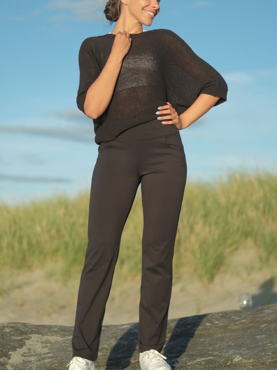 Lule Straight Pocket Pant Black