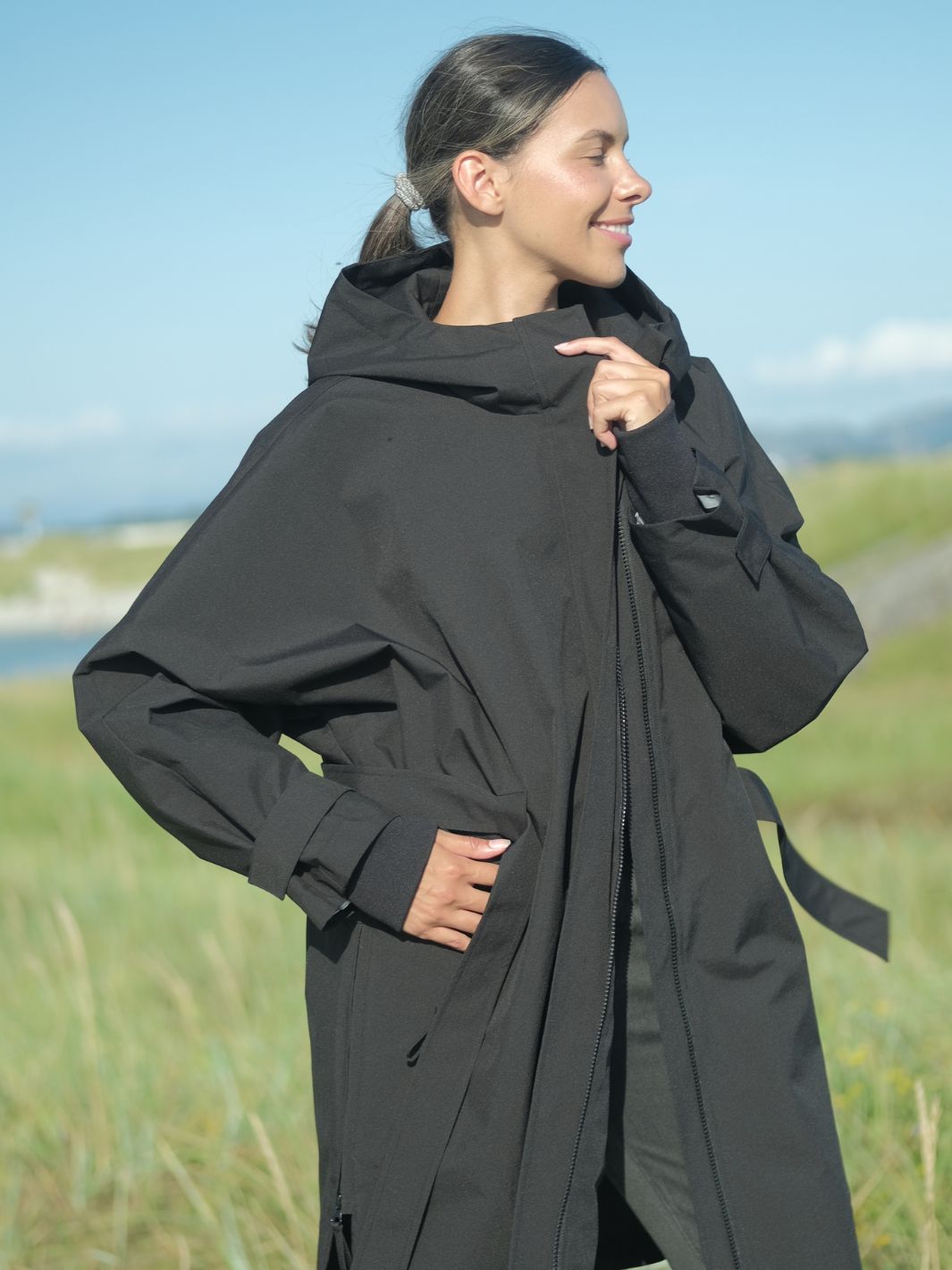 Lule The Wide Jacket Black