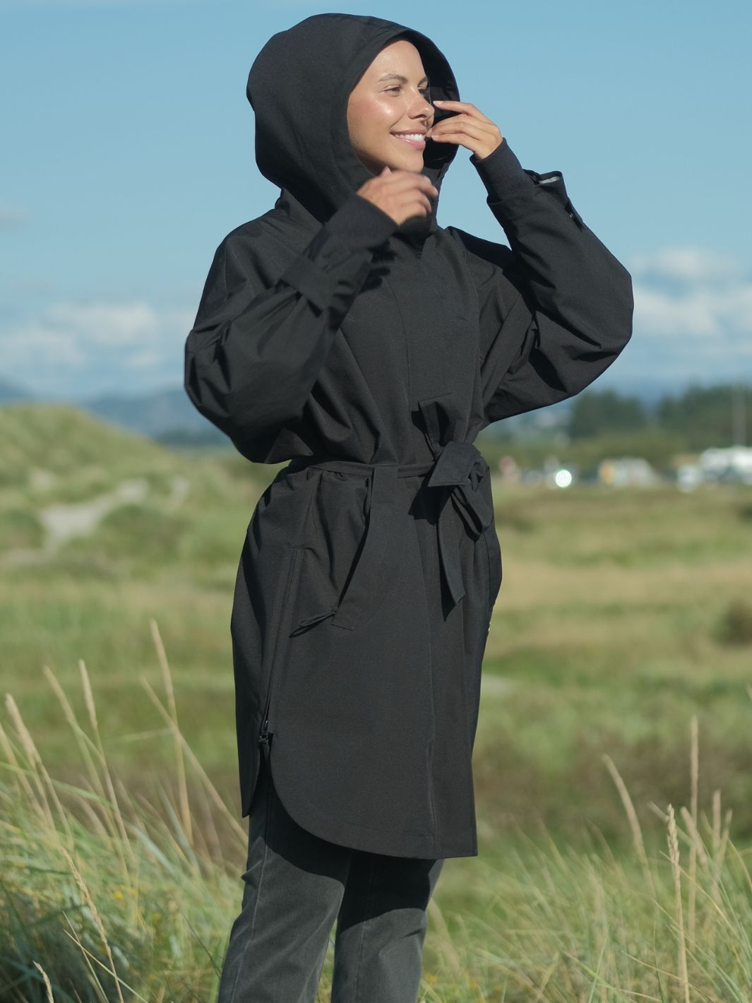 Lule The Wide Jacket Black