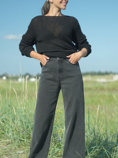 Lule Raw Denim Wide Leg