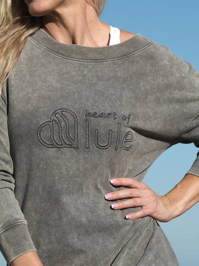 Lule Maxi Sweater grey